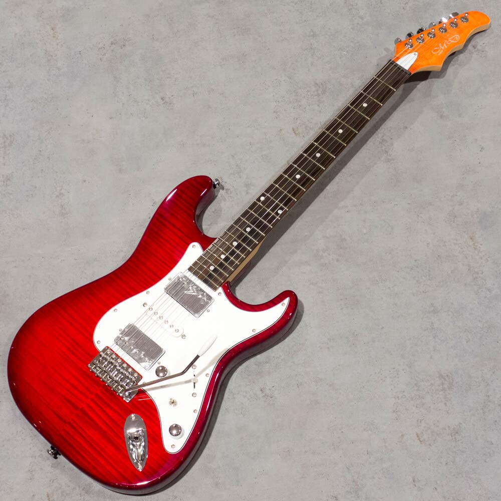 Amazon | MD MM-Produce G6-F See-through Red | エレキギター